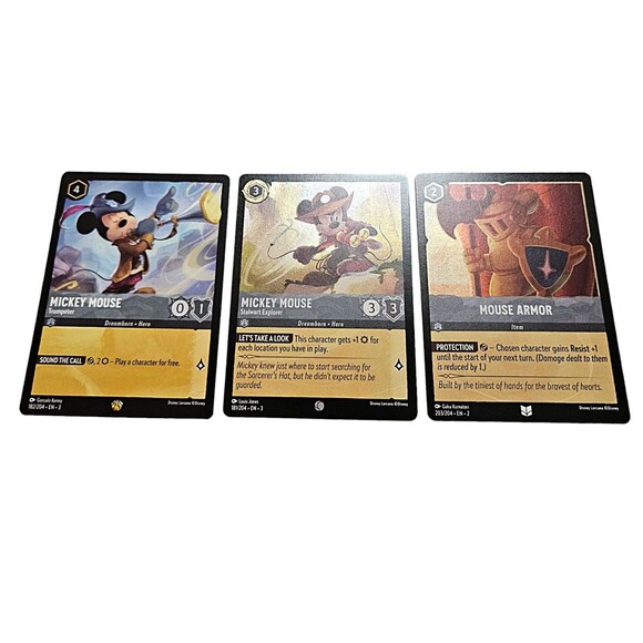 Disney Lorcana MICKEY MOUSE 182/204 Trumpeter LEGENDARY Into The Inklands - Picture 2 of 3